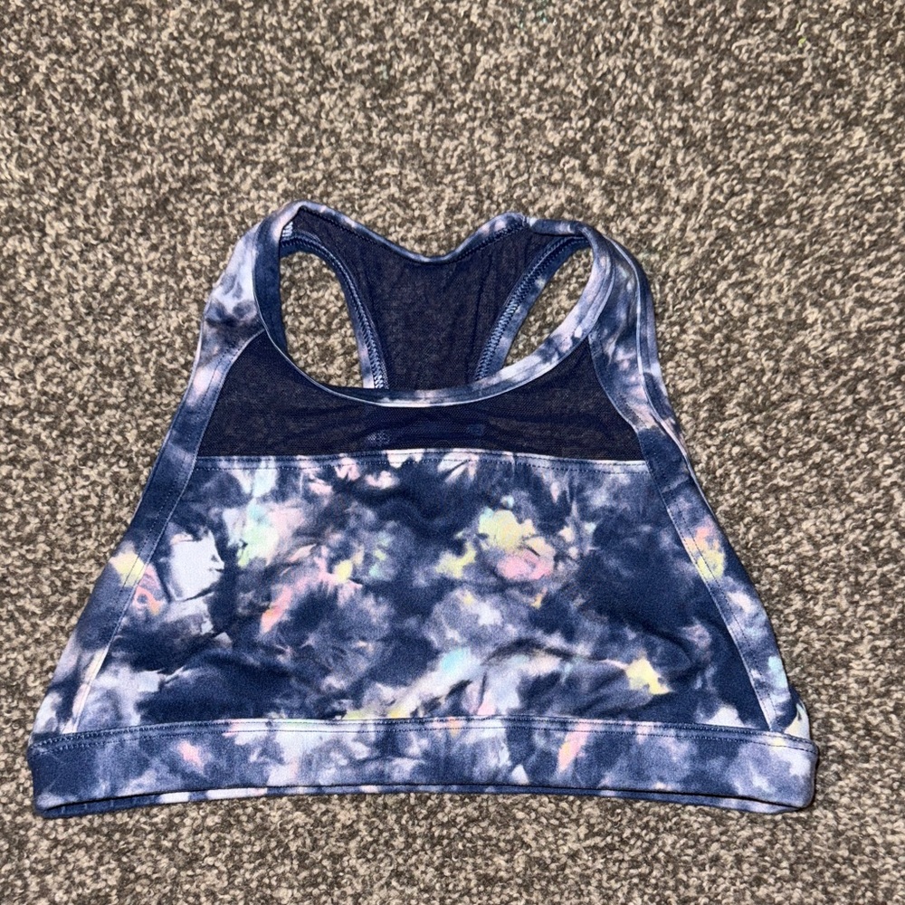 Athleta Girl Upbeat 2 Tie-Dye Sports Bra